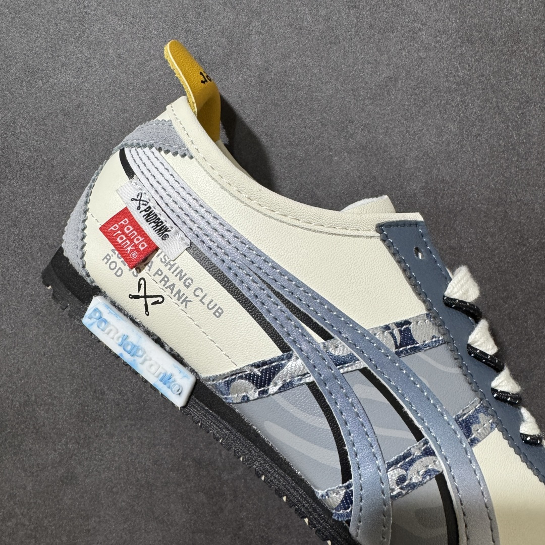 图片[6]-【公司级】Asics Onitsuka Tiger MEXICO 66 亚瑟士鬼冢虎复古经典板鞋 熊猫恶作剧定制系列配色 市场王者选手 海外订单工厂出品 长期生产补货永不断码 超成熟稳定的做工品控 原装全套纸板楦头开发 原汁原味 完美呈现版型 私模正确鞋底咬花纹路 一比一鞋头弧度高度鞋身弧度 绝不口嗨 细节品控鞋型随意秒杀市面 原档咬花纹路私模大底 一个单元有六个三角形 总体形拼接呈现花瓣状 官方四联吊牌 原装Ortholite轻量化鞋垫 原盒原配 质保卡 说明书 钢印防尘纸 纸板中底带钢印 乳胶组合鞋垫 支持全方位的对比专柜 产品从款式颜色造型上体现出追求舒适和细节的完美 鞋类更是推崇手工制作的严谨与完美 融舒适性与可穿性的设计风格 注重细节的完美和别致魅力 既保持稳重 又不失轻松的时尚感 尺码：36 37 37.5 38 39 39.5 40 40.5 41.5 42 42.5 43.5 44 45-选品中心