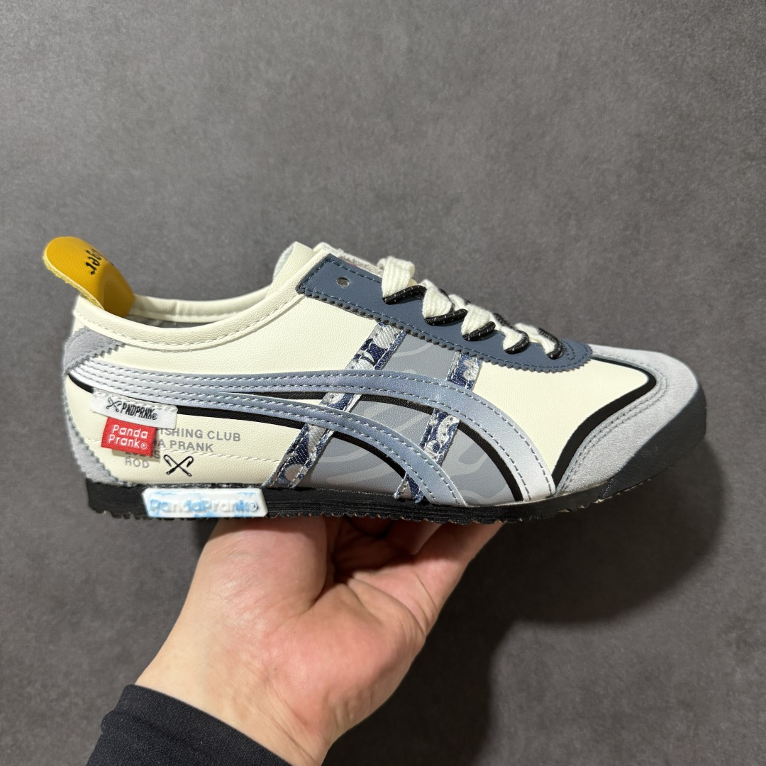 【公司级】Asics Onitsuka Tiger MEXICO 66 亚瑟士鬼冢虎复古经典板鞋 熊猫恶作剧定制系列配色 市场王者选手 海外订单工厂出品 长期生产补货永不断码 超成熟稳定的做工品控 原装全套纸板楦头开发 原汁原味 完美呈现版型 私模正确鞋底咬花纹路 一比一鞋头弧度高度鞋身弧度 绝不口嗨 细节品控鞋型随意秒杀市面 原档咬花纹路私模大底 一个单元有六个三角形 总体形拼接呈现花瓣状 官方四联吊牌 原装Ortholite轻量化鞋垫 原盒原配 质保卡 说明书 钢印防尘纸 纸板中底带钢印 乳胶组合鞋垫 支持全方位的对比专柜 产品从款式颜色造型上体现出追求舒适和细节的完美 鞋类更是推崇手工制作的严谨与完美 融舒适性与可穿性的设计风格 注重细节的完美和别致魅力 既保持稳重 又不失轻松的时尚感 尺码：36 37 37.5 38 39 39.5 40 40.5 41.5 42 42.5 43.5 44 45-选品中心
