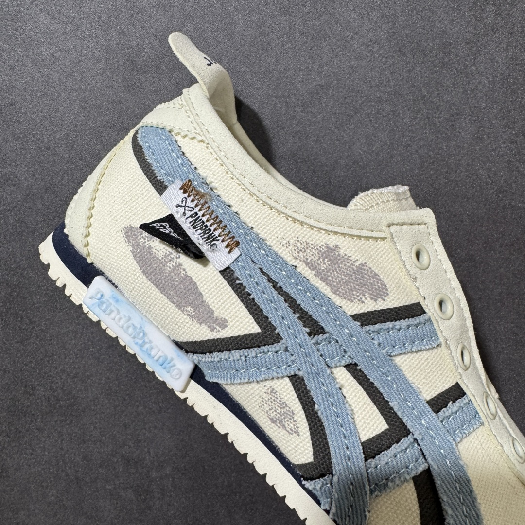 图片[6]-【公司级】Asics Onitsuka Tiger MEXICO 66 亚瑟士鬼冢虎复古经典板鞋 熊猫恶作剧定制系列配色 市场王者选手 海外订单工厂出品 长期生产补货永不断码 超成熟稳定的做工品控 原装全套纸板楦头开发 原汁原味 完美呈现版型 私模正确鞋底咬花纹路 一比一鞋头弧度高度鞋身弧度 绝不口嗨 细节品控鞋型随意秒杀市面 原档咬花纹路私模大底 一个单元有六个三角形 总体形拼接呈现花瓣状 官方四联吊牌 原装Ortholite轻量化鞋垫 原盒原配 质保卡 说明书 钢印防尘纸 纸板中底带钢印 乳胶组合鞋垫 支持全方位的对比专柜 产品从款式颜色造型上体现出追求舒适和细节的完美 鞋类更是推崇手工制作的严谨与完美 融舒适性与可穿性的设计风格 注重细节的完美和别致魅力 既保持稳重 又不失轻松的时尚感 尺码：36 37 37.5 38 39 39.5 40 40.5 41.5 42 42.5 43.5 44 45-选品中心
