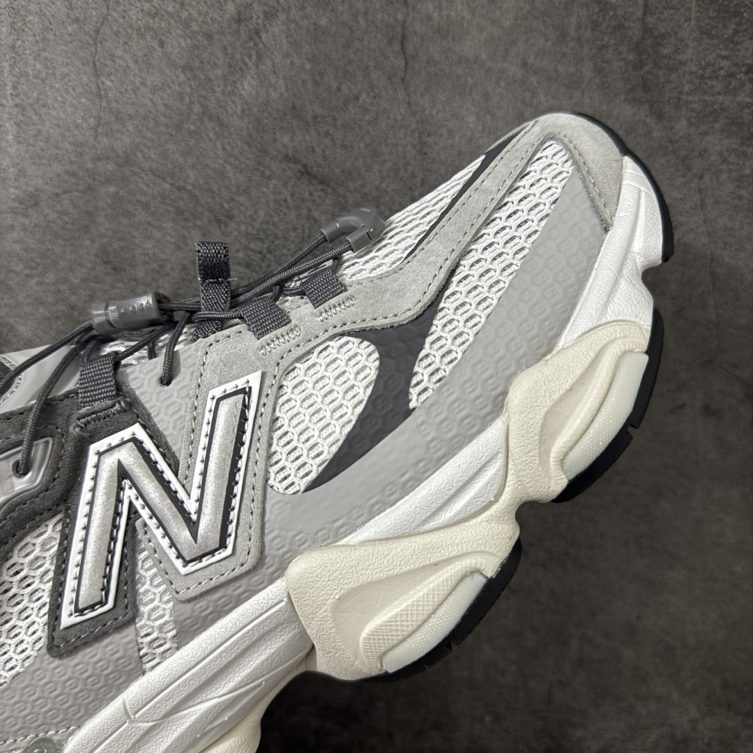 图片[6]-【纯原版】New Balance 9060系列 新百伦 复古休闲运动慢跑鞋 鞋面大身由空间双格及磨砂鞋面拼接而生 采用大面积网眼以及麂皮材质覆盖鞋身 还原经典气质 搭载ABZORB避震科技 由泡沫聚酯制成 上脚可以有效减少由鞋底反弹对身体及双腿的冲击力 货号：U90603FA 尺码：36 37 37.5 38 38.5 39.5 40 40.5 41.5 42 42.5 43 44 45-选品中心