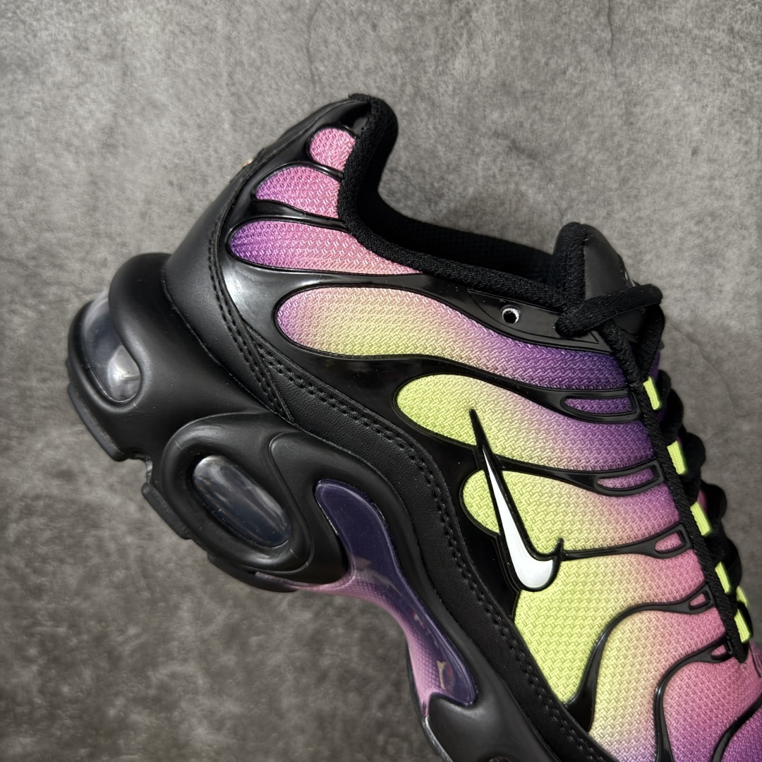 图片[7]-【Max纯原版】Nike Air Max Plus TN气垫系列跑鞋 全新一比一高端版本 真正的市场T1品质 更多配色陆续出货 真正的用心研发 一点一点抠出来的 品质 品控细节 随便闭眼对比市场任何版本 全套原纸板楦头开发 完美呈现版型 工艺流程均与原鞋保持一致 Turned Air 中底缓震技术 鞋面弧度与大底弧度一致 鞋头正确TPU材质 鞋面高频TPU材质1.0厚度 原鞋一致层次感 超越公司货的品控标准 多道QC质检 货号：DN3670-006 尺码：36 36.5 37.5 38 38.5 39 40 40.5 41 42 42.5 43 44 44.5 45 46-选品中心