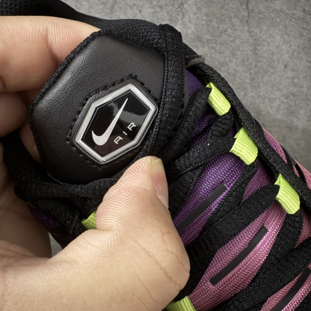 图片[6]-【Max纯原版】Nike Air Max Plus TN气垫系列跑鞋 全新一比一高端版本 真正的市场T1品质 更多配色陆续出货 真正的用心研发 一点一点抠出来的 品质 品控细节 随便闭眼对比市场任何版本 全套原纸板楦头开发 完美呈现版型 工艺流程均与原鞋保持一致 Turned Air 中底缓震技术 鞋面弧度与大底弧度一致 鞋头正确TPU材质 鞋面高频TPU材质1.0厚度 原鞋一致层次感 超越公司货的品控标准 多道QC质检 货号：DN3670-006 尺码：36 36.5 37.5 38 38.5 39 40 40.5 41 42 42.5 43 44 44.5 45 46-选品中心