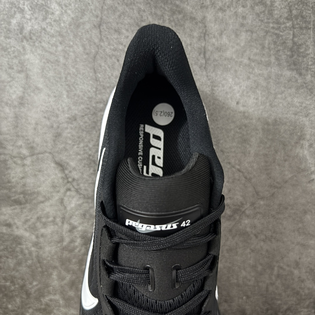 图片[8]-【RS纯原】Nike Air Zoom Pegasus 42 登月42代超级飞马系列马拉松跑步鞋 IB1881-001 平台专供 充正品质 原材料打造 中底搭载前Zoom+全掌React配置 全部原鞋开发打造 所有细节全部同步原版 全新一代拥有 Zoom Air 一如既往的稳定感和流畅感 鞋面采用工程网眼设计 为特定高热区域营造出色透气性 进一步增加鞋面的穿孔数量 让足部能够快速散热 中足搭配 Flywire 飞线 在高速运动时营造舒适稳定的贴合感 内置Zoon气垫加持 动力十足！ 尺码： 36-45-选品中心