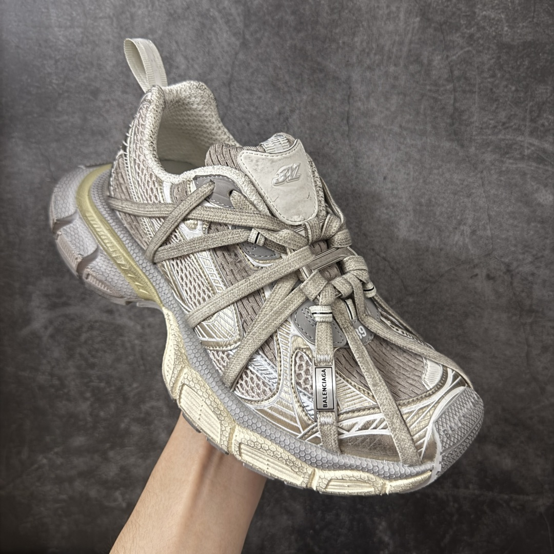 图片[3]-【X版2.0纯原】Balenciaga 3XL 蜘蛛侠 全新金属B款绑带 Sneaker XXXL 巴黎世家 系带老爹鞋 市面最顶没有之一 原厂楦头生产 网布 超纤 均采购于 原厂材料 不然穿出门就是一眼假 大底独立模具开发 细节修正 无数次版型调整 鞋子可随意对比正品！ 尺码：35/46(偏大一码)-选品中心