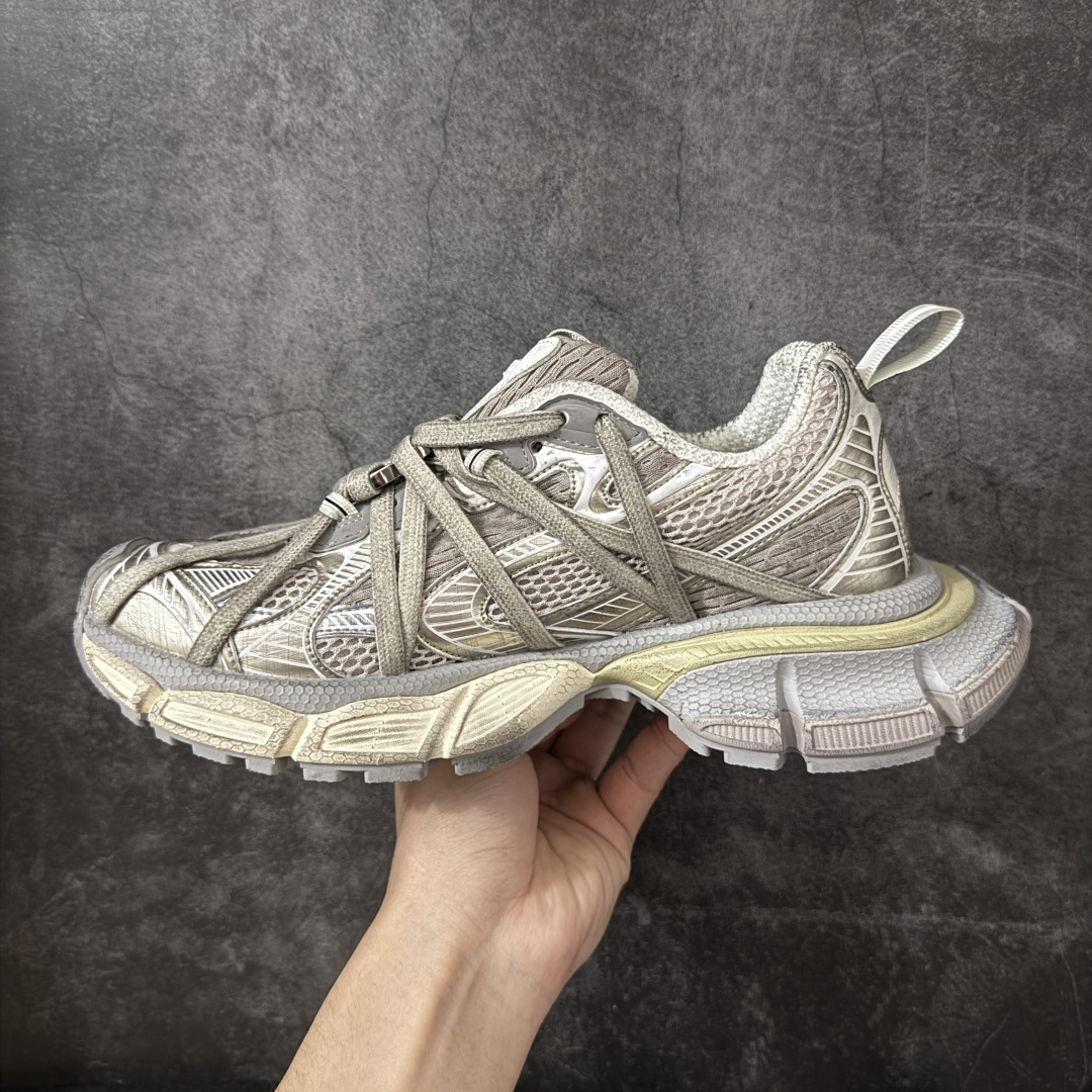 图片[2]-【X版2.0纯原】Balenciaga 3XL 蜘蛛侠 全新金属B款绑带 Sneaker XXXL 巴黎世家 系带老爹鞋 市面最顶没有之一 原厂楦头生产 网布 超纤 均采购于 原厂材料 不然穿出门就是一眼假 大底独立模具开发 细节修正 无数次版型调整 鞋子可随意对比正品！ 尺码：35/46(偏大一码)-选品中心