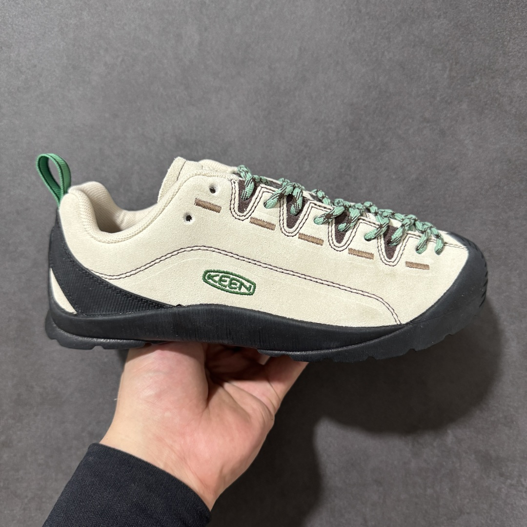 【公司级】Keen Jasper Rocks SP 科恩贾斯珀都市系列复古低帮系带户外风露营徒步登山运动训练鞋 1031338 Birch White  #采用固色翻毛皮鞋面材质 内嵌高密度EVA发泡缓震脚垫 外置一体式包裹防滑防剐蹭耐磨橡胶大底  尺码：35 36 37 38 39 40 41 42 43 44.5-选品中心