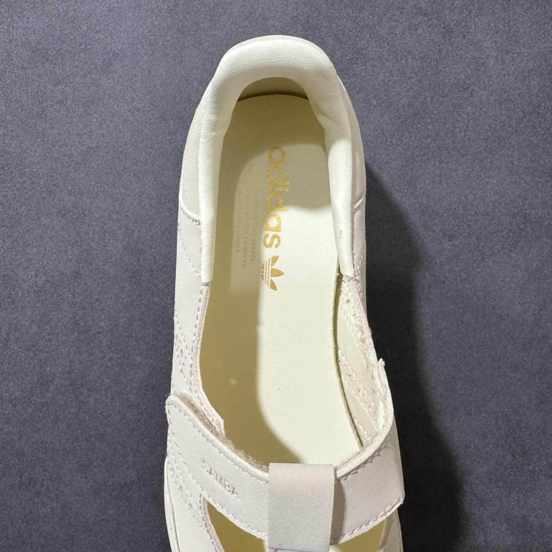 图片[7]-【公司级】Adidas Samba Jane 阿迪达斯 玛丽珍 懒人一脚蹬 采用皮革材质的设计融合了经典与现代元素 它采用了玛丽珍鞋的特色设计 如鞋面上的扣带和环扣装饰 同时保留了Samba鞋的经典三道杠设计和橡胶大底 这款鞋的鞋型修长 中足偏窄 整体贴合感强 适合标准脚型和宽脚型的人群‌ 货号： KJ3969 尺码： 36 36.5 37 38 38.5 39 40 40.5 41-选品中心