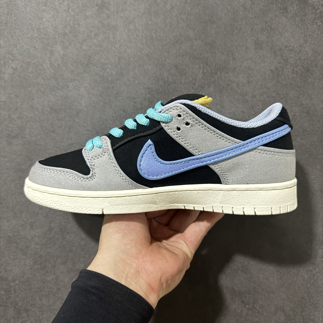 图片[2]-【公司级】Nike SB Dunk Low 蓝岸晨雾 低帮休闲板鞋 独家版型蒸餾加工帶來的是更好的视觉和脚感体验大厂纯原品质出货 清洁度 电绣工艺 皮料切割干净无任何毛边 细节完美 货号：FN5880-001 尺码：36-45-选品中心