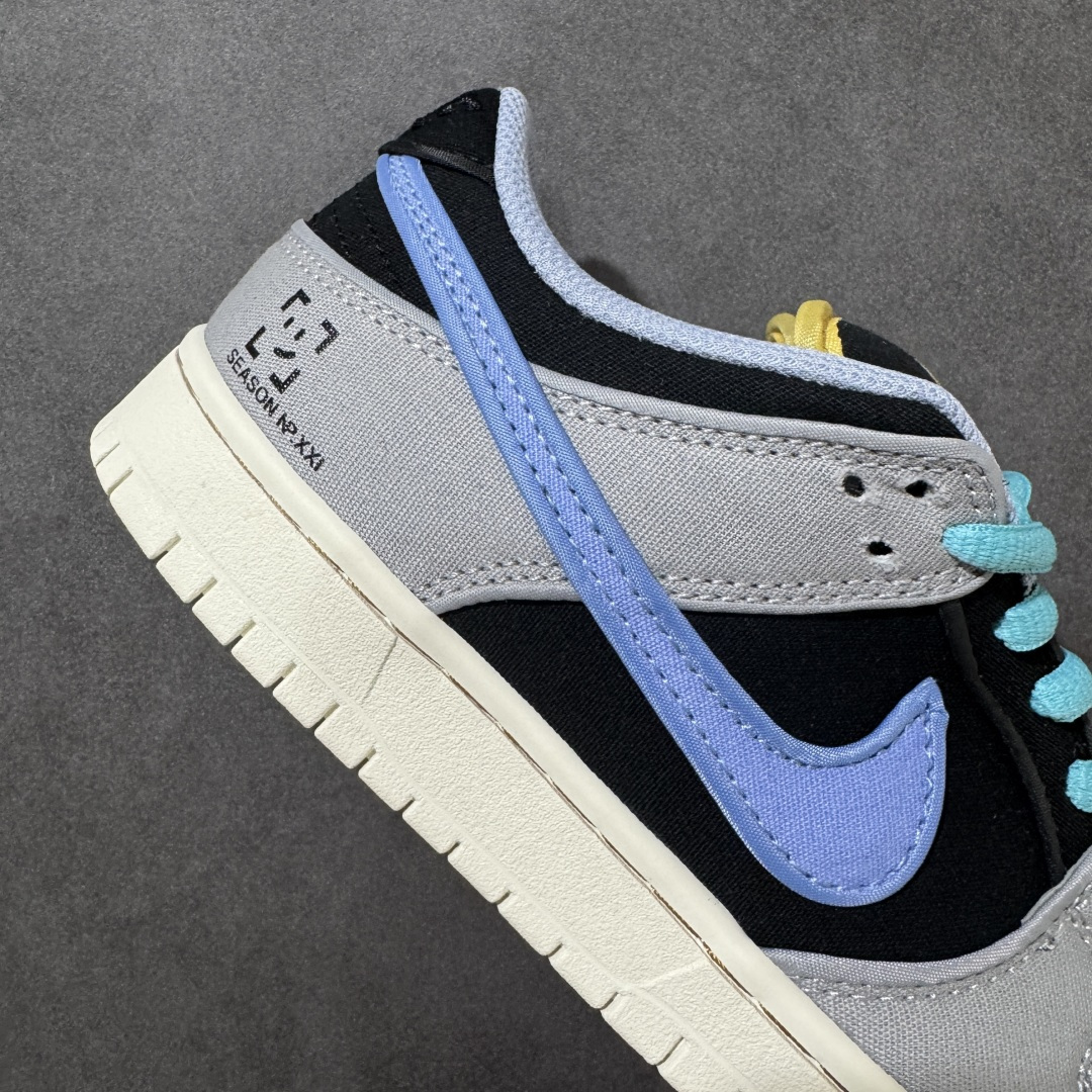 图片[6]-【公司级】Nike SB Dunk Low 蓝岸晨雾 低帮休闲板鞋 独家版型蒸餾加工帶來的是更好的视觉和脚感体验大厂纯原品质出货 清洁度 电绣工艺 皮料切割干净无任何毛边 细节完美 货号：FN5880-001 尺码：36-45-选品中心