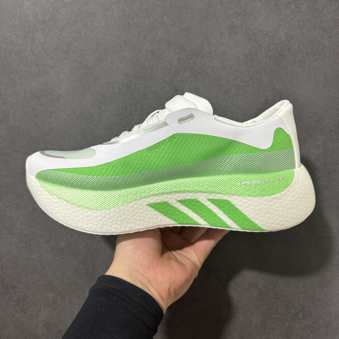 图片[2]-【公司级】AD Hyper Boost Edge M 轻量竞速运动跑鞋 CELERMESH针织网面非常轻薄 纤维间的缝隙很大 可以保证跑步时的透气、排汗效果 鞋舌直接与两侧的内衬和鞋底连接在一起 在跑步过程中不会被鞋舌的左右移动所困扰 在标准鞋带孔的基础上再拓宽一组鞋带孔 适合不同脚型的需求 突破性 EnergyRods 技术，有助于跑者实现更好的成绩 中底独特的LIGHTSTRIKE PRO泡棉材质 微弹感觉在跑步过程中给予了良好的支撑体验 对于顶级精英和高水平进阶跑者来说是一双值得信赖的竞速比赛用鞋 货号：KI1931 尺码：36-45没半码-选品中心