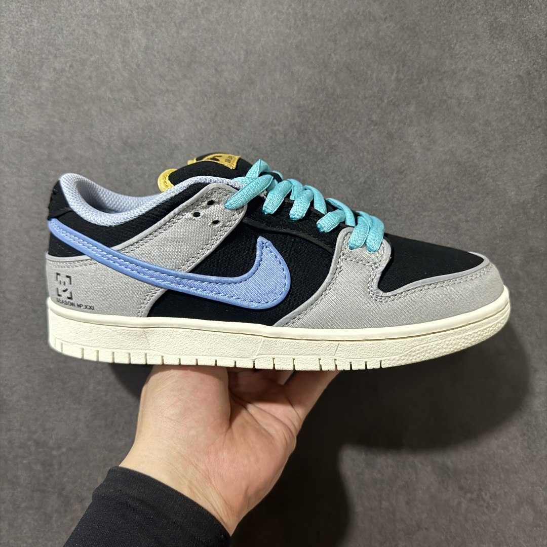 【公司级】Nike SB Dunk Low 蓝岸晨雾 低帮休闲板鞋 独家版型蒸餾加工帶來的是更好的视觉和脚感体验大厂纯原品质出货 清洁度 电绣工艺 皮料切割干净无任何毛边 细节完美 货号：FN5880-001 尺码：36-45-选品中心