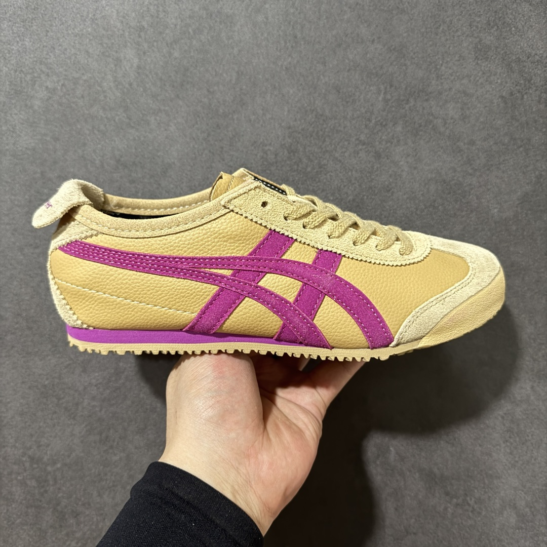 【公司级】Onitsuka Tiger MEXICO 66 SD百搭单品板鞋 MEXICO 66是鬼冢虎旗下最经典的款式，李小龙最喜欢的一款训练鞋休闲鞋！鞋身特有的虎爪造型LOGO，辨识度非常高！更是由偶像明星李宇春等人代言，成为越来越流行的休闲鞋选择 货号：1183C076-260 尺码：36 37 38 39 40.5 41.5 42 43.5 44 45 编码：AMB210220-选品中心