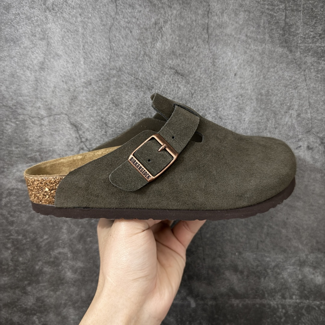 【绿x专供版】Birkenstock Boston 博肯/勃肯 系列上架 牛皮绒面革平底复古软木休闲鞋 真正软木塞大底 品质细节领先市场版本 原产品质 采用质地柔软进口牛皮绒面革 无刺鼻异味 中底搭载缓震软木橡胶 进口头层牛皮 原版开模/版型/材质/细节遵循ZP工艺！ 市售顶级不吹文案 尺码：35-45-选品中心