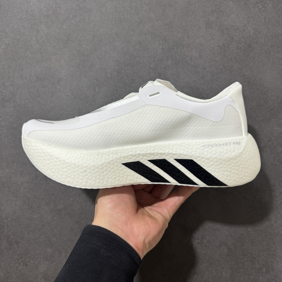 图片[2]-【公司级】AD Hyper Boost Edge M 轻量竞速运动跑鞋 CELERMESH针织网面非常轻薄 纤维间的缝隙很大 可以保证跑步时的透气、排汗效果 鞋舌直接与两侧的内衬和鞋底连接在一起 在跑步过程中不会被鞋舌的左右移动所困扰 在标准鞋带孔的基础上再拓宽一组鞋带孔 适合不同脚型的需求 突破性 EnergyRods 技术，有助于跑者实现更好的成绩 中底独特的LIGHTSTRIKE PRO泡棉材质 微弹感觉在跑步过程中给予了良好的支撑体验 对于顶级精英和高水平进阶跑者来说是一双值得信赖的竞速比赛用鞋 货号：KI1921 尺码：36-45没半码-选品中心
