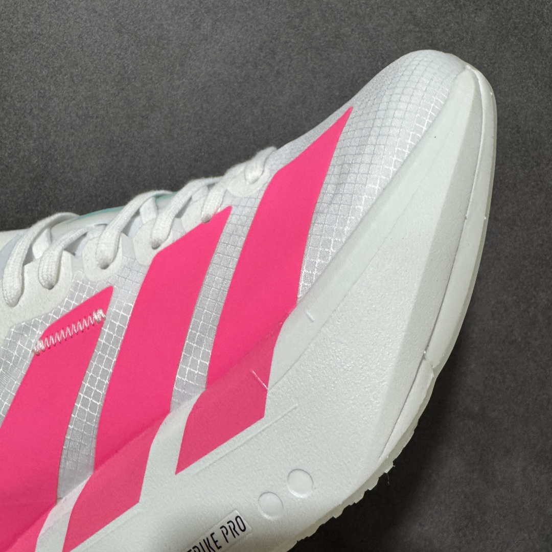 图片[5]-【公司级】adidas Adizero Adios Pro 4 M舒适百搭防滑耐磨 低帮跑步鞋 灰红 货号：KJ3873 尺码：36 36.5 37.5 38 38.5 39 40 40.5 41 42 42.5 43 44 45 46-选品中心