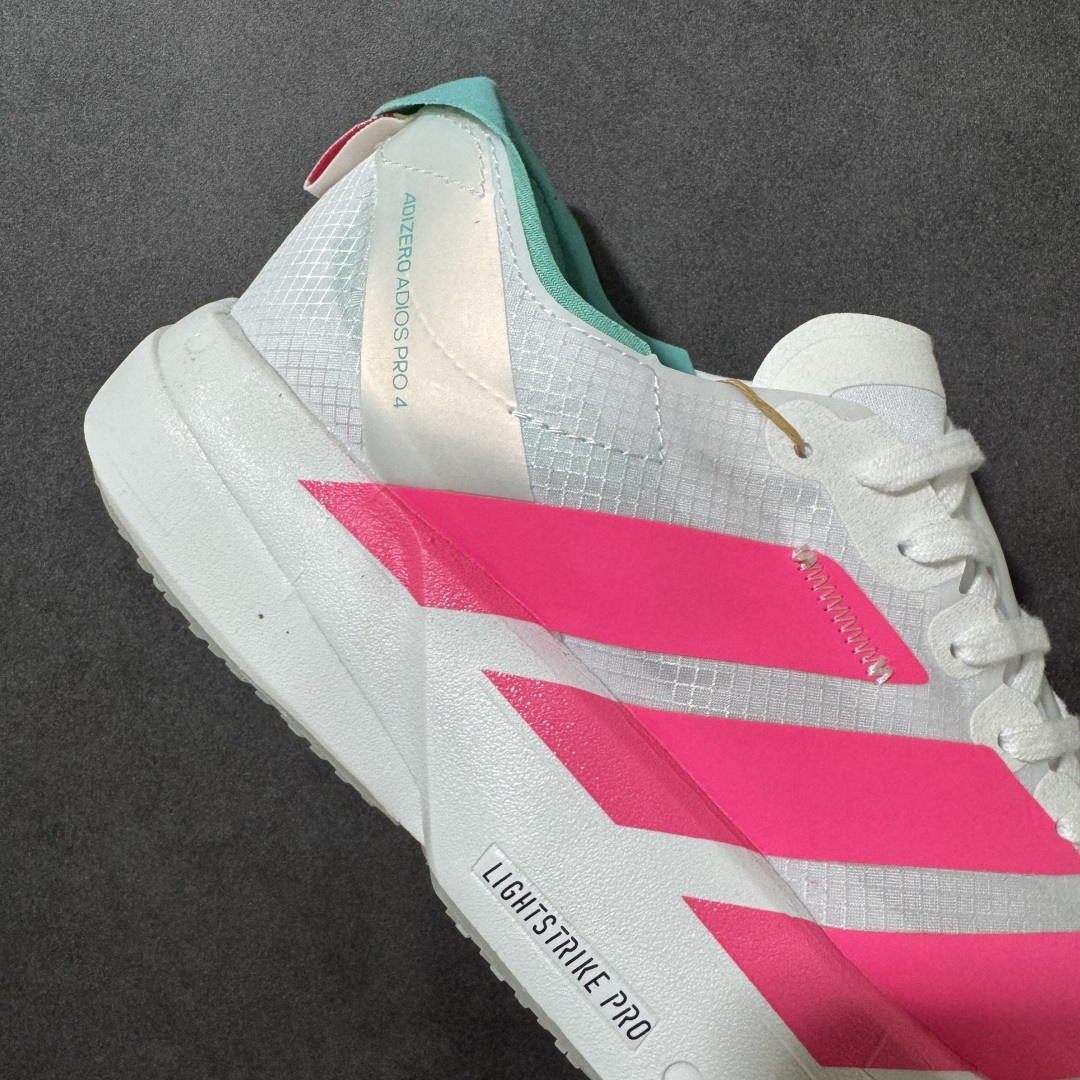 图片[6]-【公司级】adidas Adizero Adios Pro 4 M舒适百搭防滑耐磨 低帮跑步鞋 灰红 货号：KJ3873 尺码：36 36.5 37.5 38 38.5 39 40 40.5 41 42 42.5 43 44 45 46-选品中心