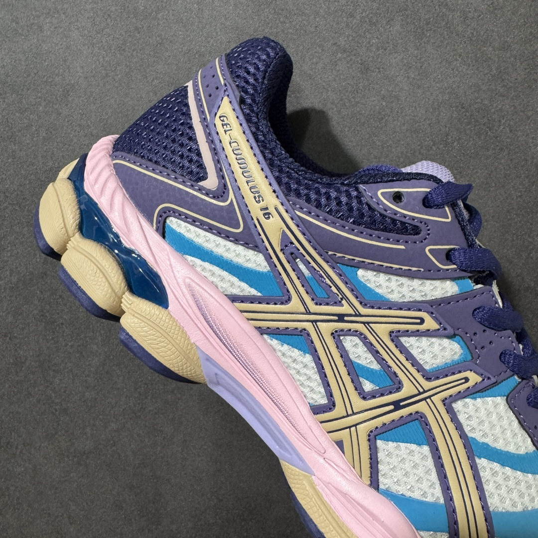 图片[6]-【公司级】Asics Gel-Cumulus 16 亚瑟士 防滑耐磨 休闲运动鞋 采用双层提花网面设计 提高包裹性和透气性 后跟搭载稳定系统科技T-GEL提升整体支撑力和结构感 减少对身体带来的冲击负荷 创新中底至轻回弹 货号：1203A763-020 尺码：36-47带半码-选品中心