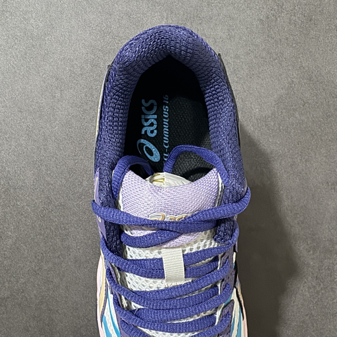 图片[7]-【公司级】Asics Gel-Cumulus 16 亚瑟士 防滑耐磨 休闲运动鞋 采用双层提花网面设计 提高包裹性和透气性 后跟搭载稳定系统科技T-GEL提升整体支撑力和结构感 减少对身体带来的冲击负荷 创新中底至轻回弹 货号：1203A763-020 尺码：36-47带半码-选品中心