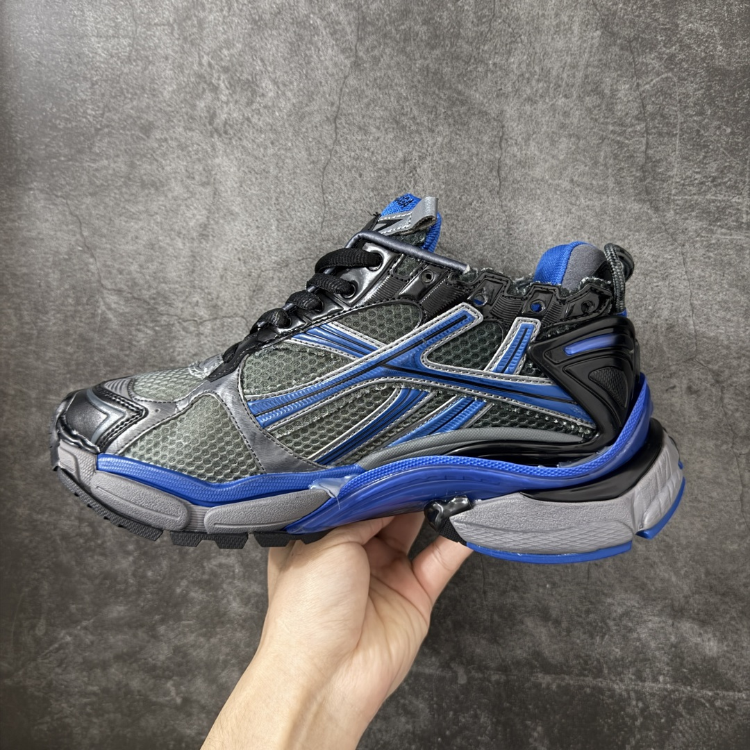 图片[2]-【纯原VG版本】Balenciaga Runner 巴黎世家7代 破坏风 手工做旧款复古老爹鞋 该款是通过溢胶 做旧 缝线等细节 展示了设计师 Demna的运动鞋风格 传递复古感 后侧板 翘起的鞋头 展示了 Demna 在结构上的未来构想 尺码：35 36 37 38 39 40 41 42 43 44 45 46-选品中心