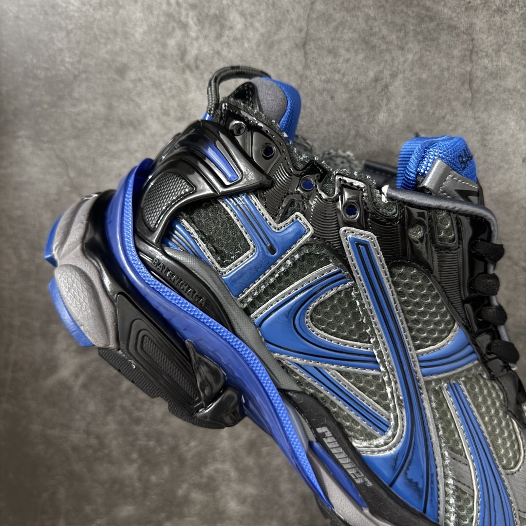 图片[7]-【纯原VG版本】Balenciaga Runner 巴黎世家7代 破坏风 手工做旧款复古老爹鞋 该款是通过溢胶 做旧 缝线等细节 展示了设计师 Demna的运动鞋风格 传递复古感 后侧板 翘起的鞋头 展示了 Demna 在结构上的未来构想 尺码：35 36 37 38 39 40 41 42 43 44 45 46-选品中心