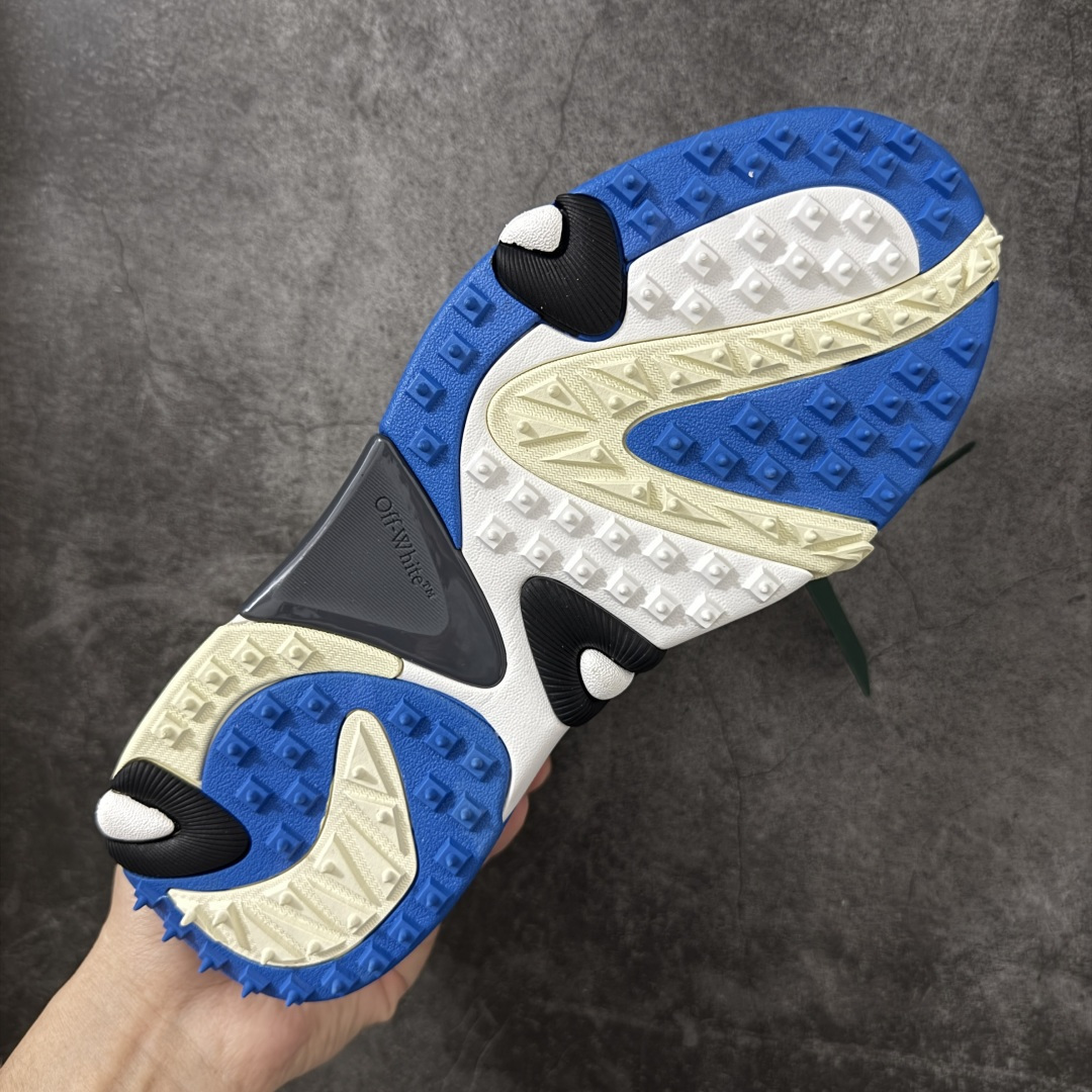 图片[9]-【OK纯原版本】OFF-WHITE OW运动鞋 春夏走秀款球鞋 所有配件均通过定做出产正品裁片 原版比例大箭头定制网眼布双拼牛皮进口机器针车 数控针距精准做工不输大牌里层为高密度透气网眼布/垫脚羊皮私模重工抓地橡胶底 后跟坡度最贴切原版鞋型脱模 厚底约4CM 原盒包装配 TPU大底 尺码：35-46-选品中心
