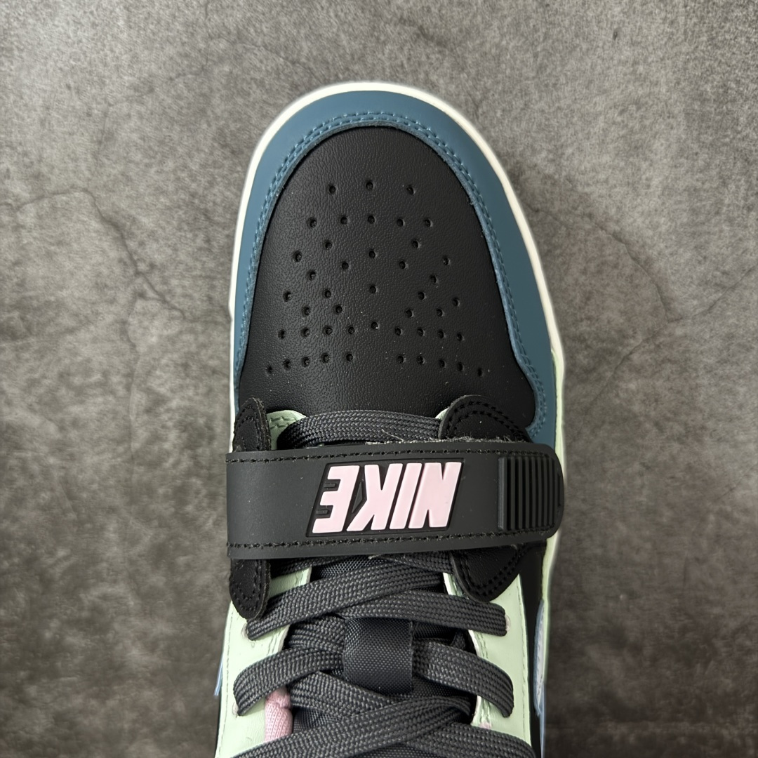图片[5]-【纯原NFC版】Air Jordan Legacy AJ312黑绿粉拼接 CD7069-007 尺码：36-47.5 原楦原档案数据开模打造 独家大底磨具 最大开发至47.5 目前顶配版本之一 正确官方原盒原配 整洁度一流 鞋身采用了皮革材质打造-选品中心