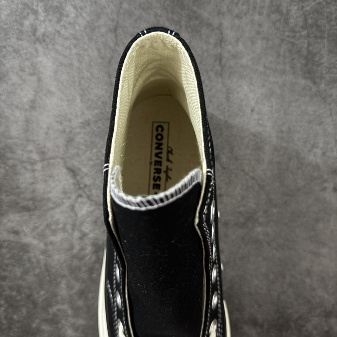 图片[8]-【虎扑2.0小头版】 Converse Chuck All Star 1970S 经典款潮流耐磨帆布鞋 全新开发 不仅仅为小鞋头 细节 材料 做工 全方位升级 经典永不过时 十年老厂出品 平台正品订单 超稳定的品控清洁度 全套原厂材料配置 原厂硫化工艺 油性扁平尖头 原厂楦头纸板数据 一体化超软蓝底加持 超软EVA鞋垫 后掌灰色缓震胶 脚感一比一还原 耐磨橡胶大底 越南产内外标 原盒黑色吊牌 超高清洁度 随意冲正 如有更好白送 尺码：35 36 36.5 37 37.5 38 39 39.5 40 41 41.5 42 42.5 43 44-选品中心