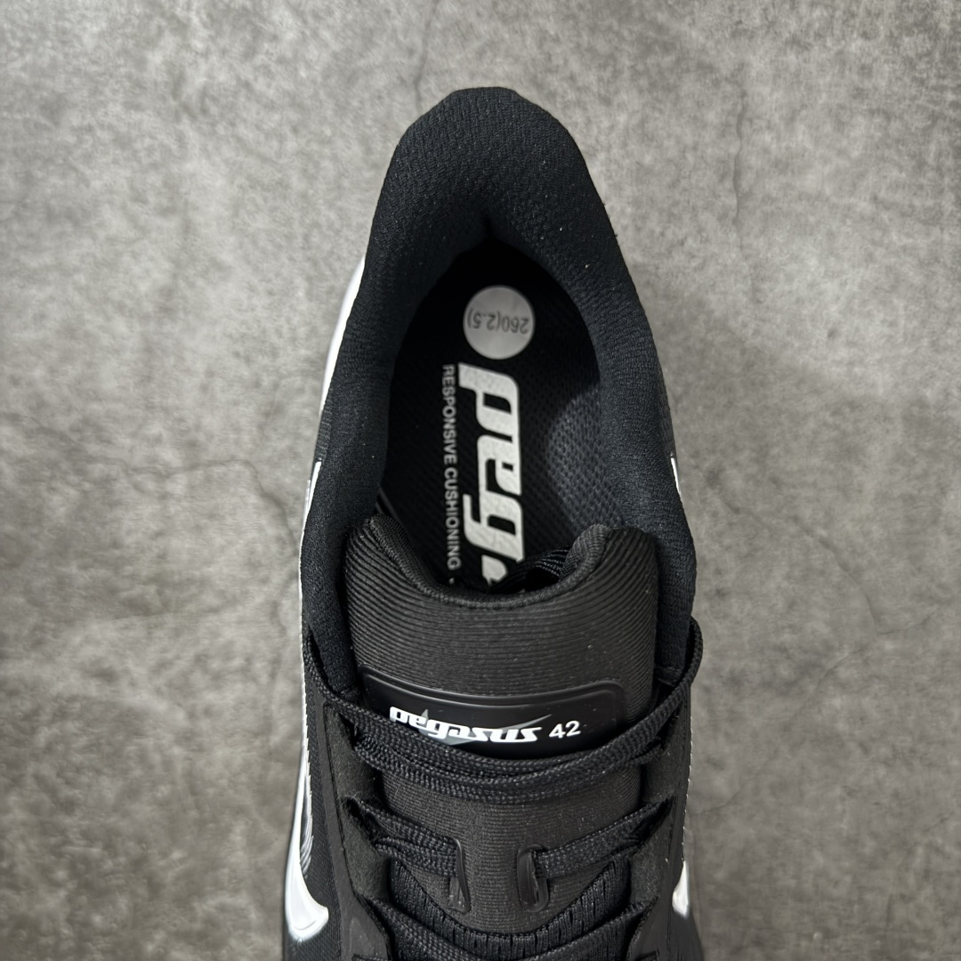 图片[8]-【RS纯原】Nike Air Zoom Pegasus 42 登月42代超级飞马系列马拉松跑步鞋 IB1881-001 平台专供 充正品质 原材料打造 中底搭载前Zoom+全掌React配置 全部原鞋开发打造 所有细节全部同步原版 全新一代拥有 Zoom Air 一如既往的稳定感和流畅感 鞋面采用工程网眼设计 为特定高热区域营造出色透气性 进一步增加鞋面的穿孔数量 让足部能够快速散热 中足搭配 Flywire 飞线 在高速运动时营造舒适稳定的贴合感 内置Zoon气垫加持 动力十足！ 尺码： 36-45-选品中心
