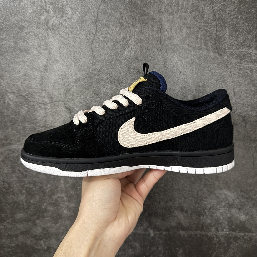 图片[2]-【公司级】Nike SB Dunk Low 黑白浅粉勾 低帮休闲板鞋  定制鞋盒 超高清洁度 皮料切割干净无任何毛边 细节完美 货号：DX6775-400  尺码：36 36.5 37.5 38 38.5 39 40 40.5 41 42 42.5 43 44 44.5 45 46-选品中心