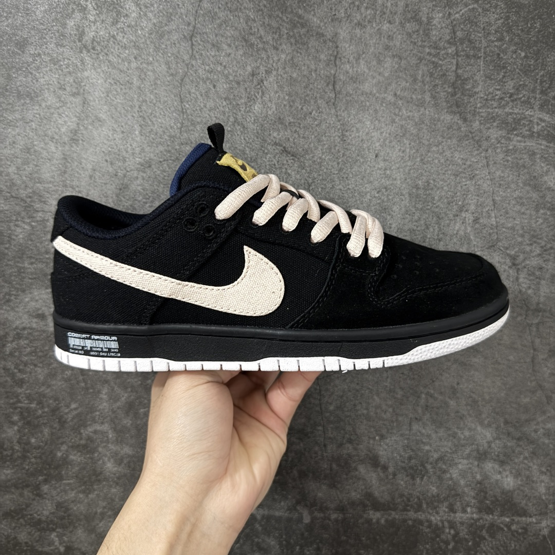 【公司级】Nike SB Dunk Low 黑白浅粉勾 低帮休闲板鞋  定制鞋盒 超高清洁度 皮料切割干净无任何毛边 细节完美 货号：DX6775-400  尺码：36 36.5 37.5 38 38.5 39 40 40.5 41 42 42.5 43 44 44.5 45 46-选品中心