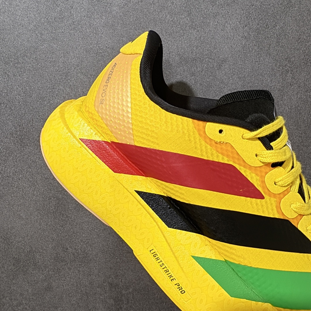 图片[7]-【公司级】阿迪达斯 Adidas Adizero Evo SL M马拉松飞线贾卡轻质透气休闲运动跑步鞋 马年限定 采用双层透气网纱 Flywire动态飞线绑缚鞋面材质 内置Zoom小气垫装置 货号：KJ3625 尺码：36～45B-选品中心