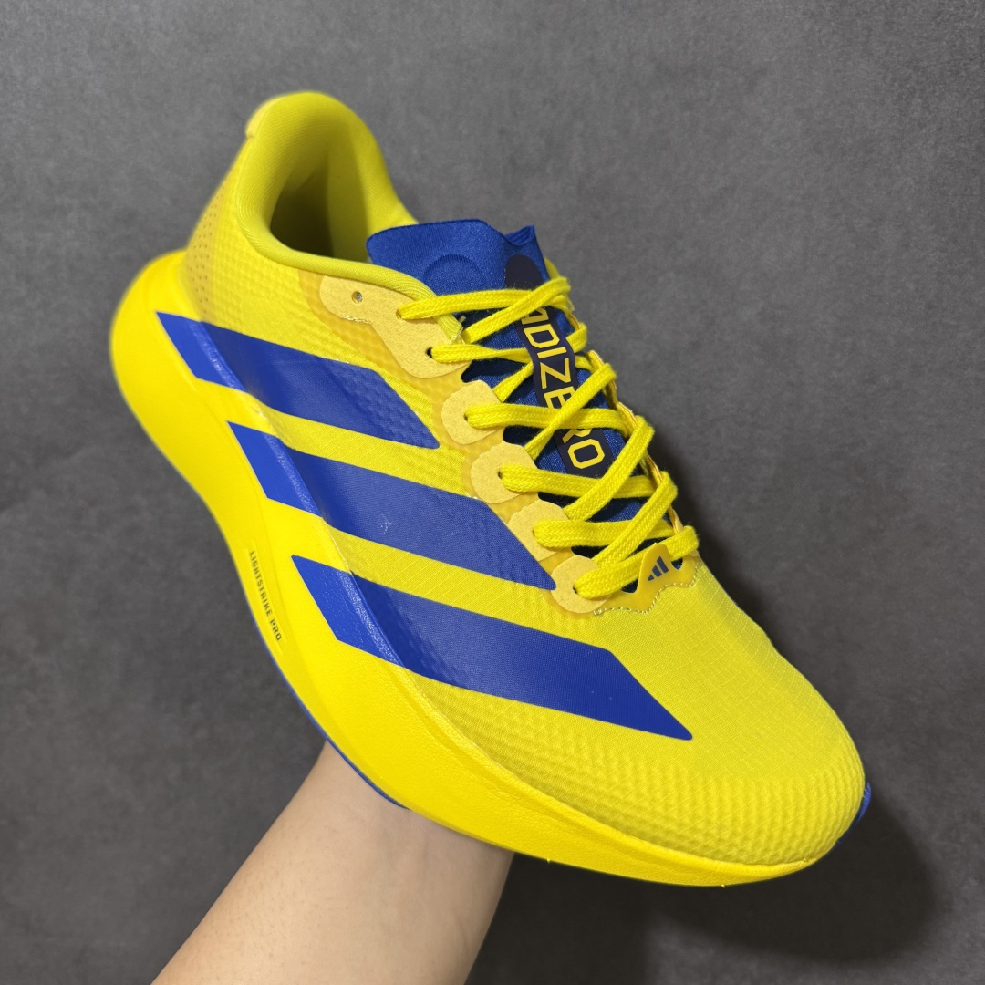 图片[3]-【公司级】阿迪达斯 Adidas Adizero Evo SL M马拉松飞线贾卡轻质透气休闲运动跑步鞋 马年限定 采用双层透气网纱 Flywire动态飞线绑缚鞋面材质 内置Zoom小气垫装置 货号：KK3673 尺码：36～45B-选品中心