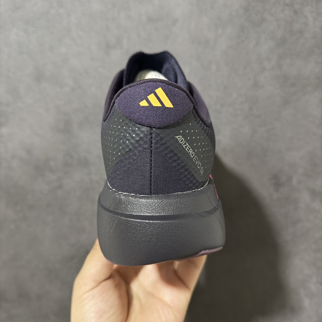 图片[4]-【公司级】阿迪达斯 Adidas Adizero Evo SL M马拉松飞线贾卡轻质透气休闲运动跑步鞋 马年限定 采用双层透气网纱 Flywire动态飞线绑缚鞋面材质 内置Zoom小气垫装置 货号：KI6931 尺码：36～45B-选品中心