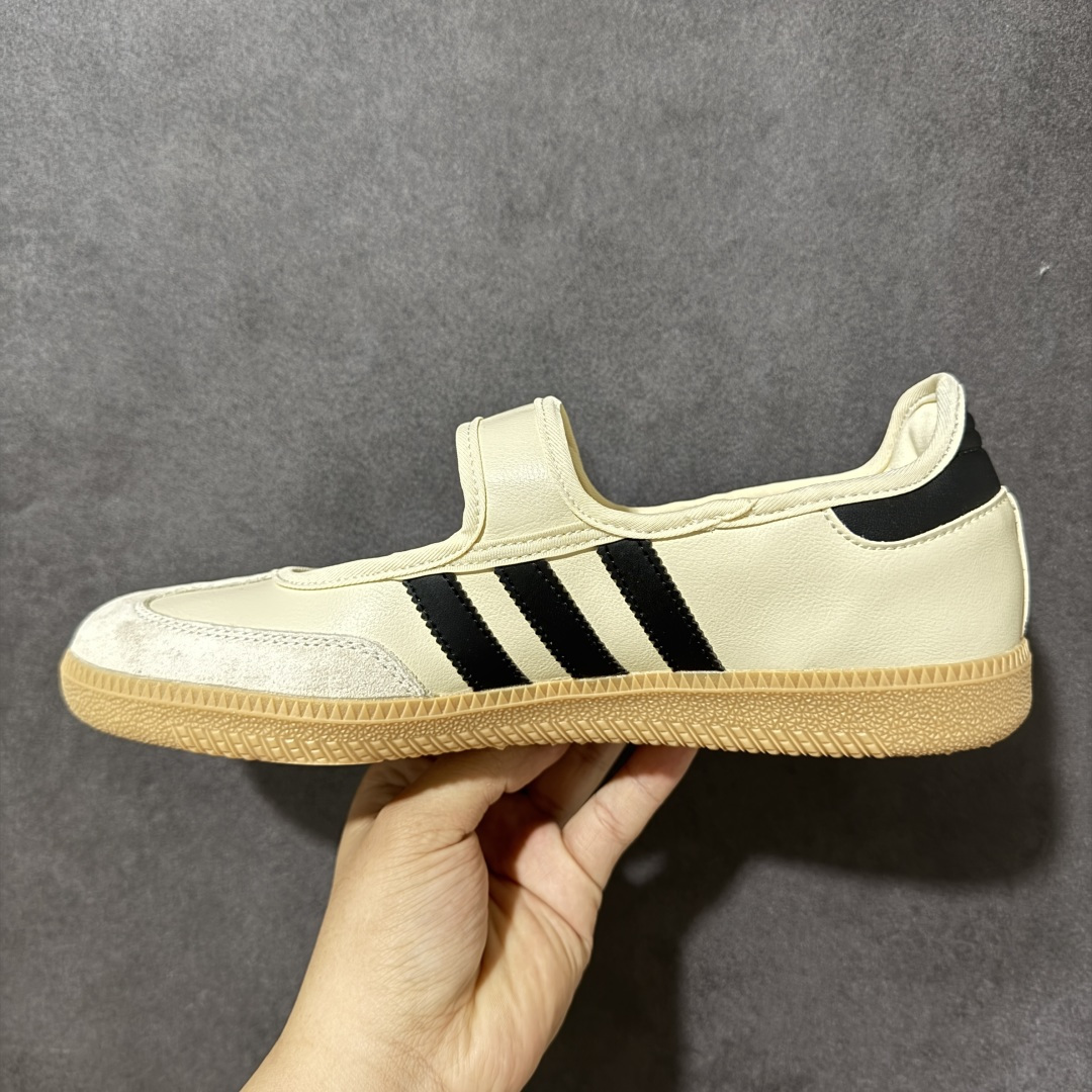 图片[2]-【公司级】阿迪达斯 ADIDAS ORIGINALS SAMBA JANE 舒适百搭 玛丽珍鞋 男女款 经典复古芭蕾舞鞋 德训鞋 这个真的百搭又可爱！！很喜欢耶#Samba百搭米杏色好好看！芭蕾鞋外形+运动鞋脚感，总算买到可以出片又暴走的鞋子了 尺码： 36-42带半码 货号：JR7338-选品中心