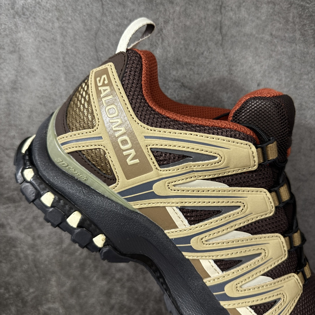图片[7]-【w1版本】SALOMON XA Pro 3D 萨洛蒙潮流越野机能户外功能鞋 491719 纯原外贸平台特供订单 耗时半年巨作 全套原纸板楦头开发 原厂特供网布配套加持 确保原汁原味 完美呈现版型 原档数据独家私模五层组合大底 男女鞋同步官方开发 原装Ortholite轻量化鞋垫 中底布带钢印编号 原厂TPU锁扣 进口港宝加持 后跟自然饱满 还原公司包裹性 鞋面采用SENSIFT贴合技术 全方位贴合包裹脚型 鞋跟部鞋底牵引设计 提供强大的抓地性能 更适应野外崎岖不平的道路 其3D ADVANCED CHASSIS底盘 材料轻量大化 钉齿设计更具稳定性 防护性 鞋底易磨损区运用CONTAGRIP高耐磨材料 应对城市硬质路面长距离跑考验 尺码：36 36.5 37.5 38 38.5 39 40 40.5 41 42 42.5 43 44 44.5 45-选品中心