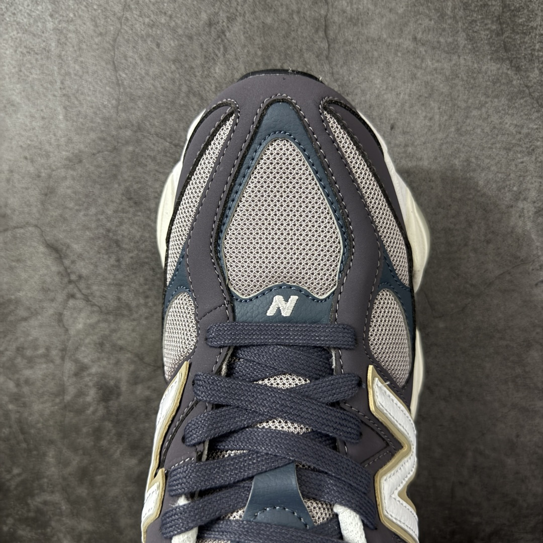 图片[5]-【纯原版】 New Balance NB9060 联名款 复古休闲运动慢跑鞋 U9060528 全套原楦原纸板原厂数据开发 进口三明治网面 原装进口翻毛皮料正确绒感卡色 正确中底拉帮中底网布细节 原厂标裁 带紫光防伪 定制后跟透明水晶模块 冲裁组合 大底贴合程度胶水上色把控完美 整洁度挑战全网艺术家 多道序QC把关品质完善 匠心打造 耗时两个月开发完成 工艺极其复杂难度可想而知 新开独立私模大底 全网唯一正确六层组合大底 高端零售专供产物 尺码：36 37 37.5 38 38.5 39 40 40.5 41 42 42.5 43 44 45 46.5-选品中心