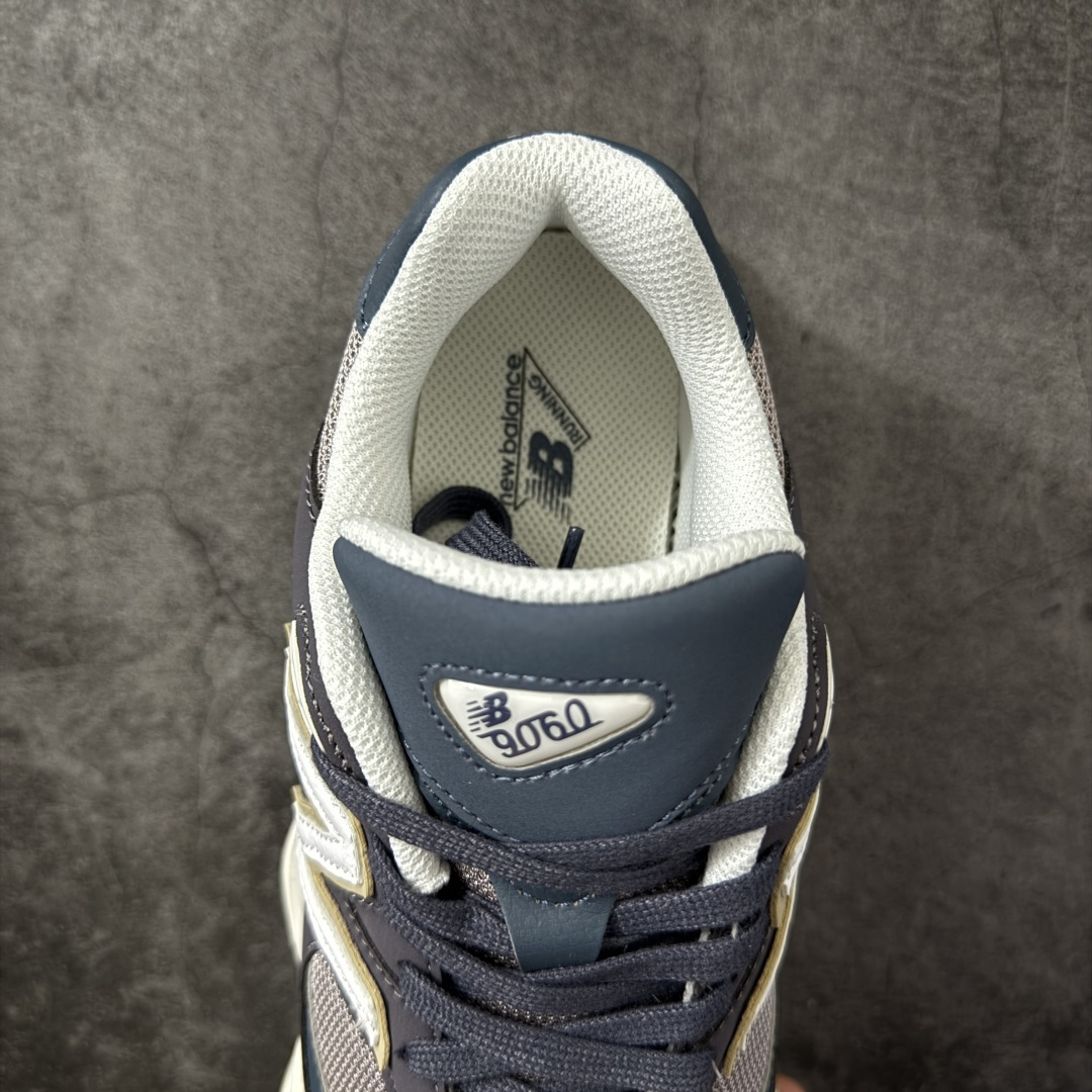 图片[8]-【纯原版】 New Balance NB9060 联名款 复古休闲运动慢跑鞋 U9060528 全套原楦原纸板原厂数据开发 进口三明治网面 原装进口翻毛皮料正确绒感卡色 正确中底拉帮中底网布细节 原厂标裁 带紫光防伪 定制后跟透明水晶模块 冲裁组合 大底贴合程度胶水上色把控完美 整洁度挑战全网艺术家 多道序QC把关品质完善 匠心打造 耗时两个月开发完成 工艺极其复杂难度可想而知 新开独立私模大底 全网唯一正确六层组合大底 高端零售专供产物 尺码：36 37 37.5 38 38.5 39 40 40.5 41 42 42.5 43 44 45 46.5-选品中心