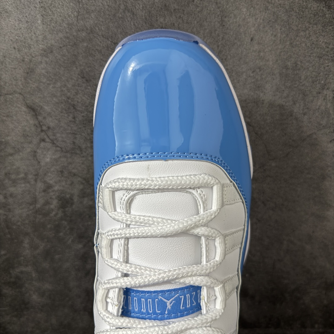 图片[5]-【外贸大厂版】Air Jordan 11 Retro AJ11复刻白蓝 货号：FV5104-100   原楦原档案数据开模打造 原厂中底拉帮钢印 原厂漆皮 防冻不开裂 头层皮料 原装鞋撑 水晶大底正确色度色泽 原楦原数据刺绣 原厂车缝走线及对位 毫厘不差 飞人logo采用原数据电脑刺绣 原装正品碳纤维真实碳板 增强抗扭 原内标 原盒标 正确官方原盒 原厂防氧化水晶外底 原厂配套厂全掌solo气垫 尺码：40 40.5 41 42 42.5 43 44 44.5 45 46 47.5 48.5-选品中心