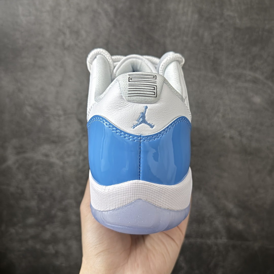 图片[4]-【外贸大厂版】Air Jordan 11 Retro AJ11复刻白蓝 货号：FV5104-100   原楦原档案数据开模打造 原厂中底拉帮钢印 原厂漆皮 防冻不开裂 头层皮料 原装鞋撑 水晶大底正确色度色泽 原楦原数据刺绣 原厂车缝走线及对位 毫厘不差 飞人logo采用原数据电脑刺绣 原装正品碳纤维真实碳板 增强抗扭 原内标 原盒标 正确官方原盒 原厂防氧化水晶外底 原厂配套厂全掌solo气垫 尺码：40 40.5 41 42 42.5 43 44 44.5 45 46 47.5 48.5-选品中心