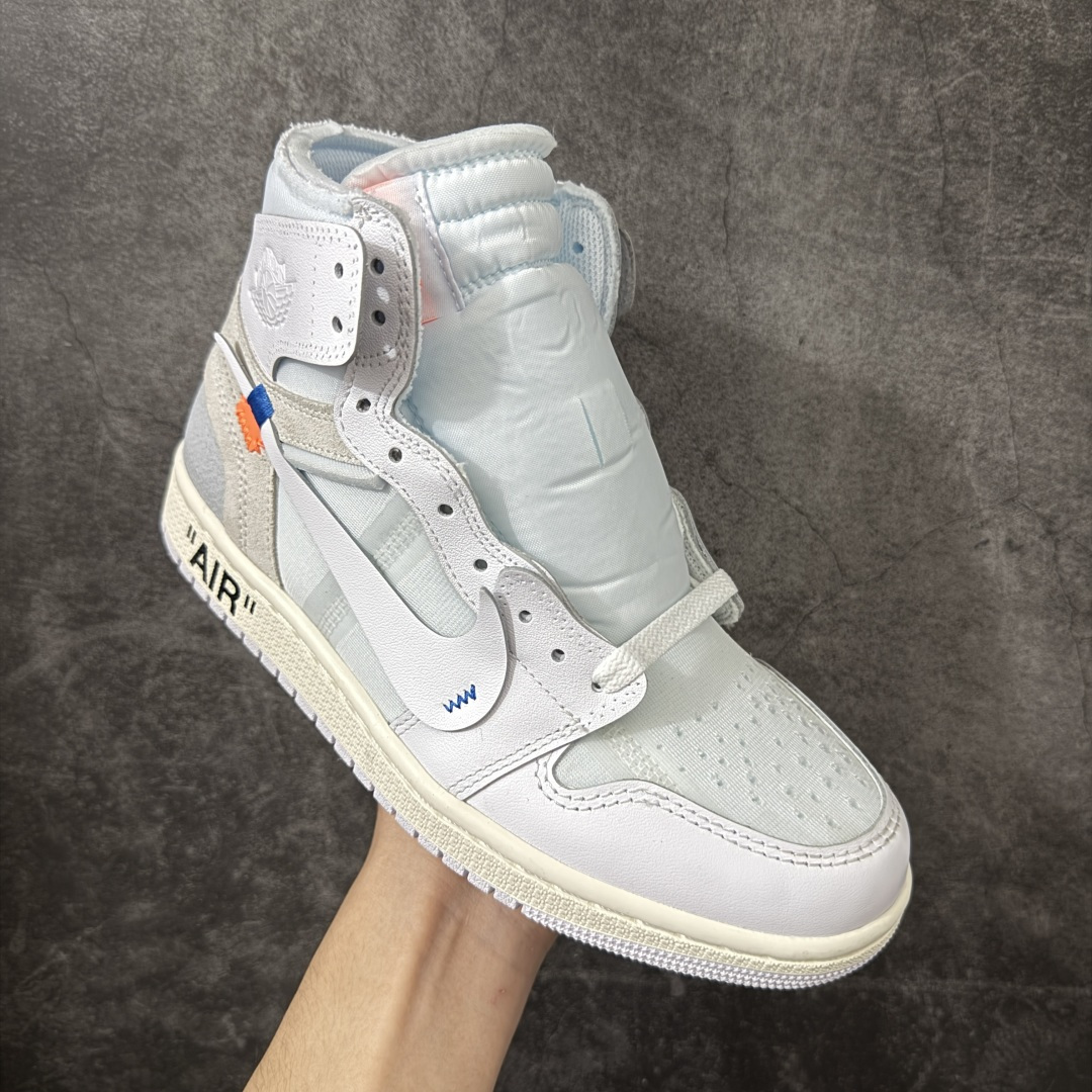 图片[3]-【KZ纯原】AJ1 OW联名款 纯白 全白 欧洲限定Off White x Air Jordan 货号：AA3834-100 尺码：40-48.5 此前历经多次曝光的Off-Whitex AirJordan1\”阿拉斯加\”已正式更名为 Virgil Abloh Archive x Air Jordan 1 High OG\”Alaska\”。这款鞋沿用2018年「欧限」版本的设计元素，同时采用侧边镂空式全新包装，搭配透明内盒与印有「现代主义并非新生事物」字样的阿布洛主题手册，呼应维吉尔的核心设计理念 注意：配件损坏丢失退货扣60 尺码：40-48.5-选品中心
