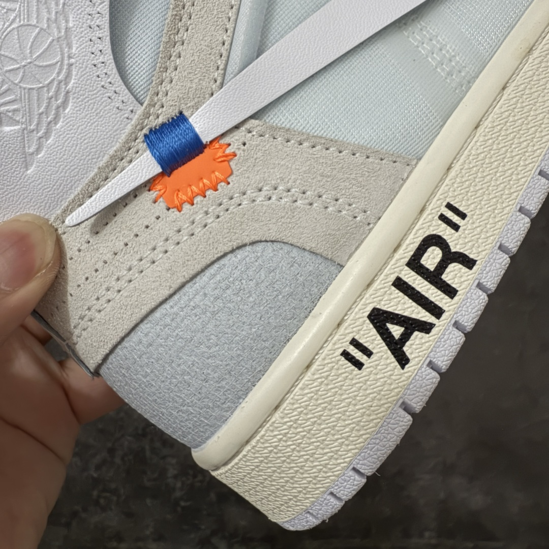 图片[3]-【KZ纯原】AJ1 OW联名款 纯白 全白 欧洲限定Off White x Air Jordan 货号：AA3834-100 尺码：40-48.5 此前历经多次曝光的Off-Whitex AirJordan1\”阿拉斯加\”已正式更名为 Virgil Abloh Archive x Air Jordan 1 High OG\”Alaska\”。这款鞋沿用2018年「欧限」版本的设计元素，同时采用侧边镂空式全新包装，搭配透明内盒与印有「现代主义并非新生事物」字样的阿布洛主题手册，呼应维吉尔的核心设计理念 注意：配件损坏丢失退货扣60 尺码：40-48.5-选品中心