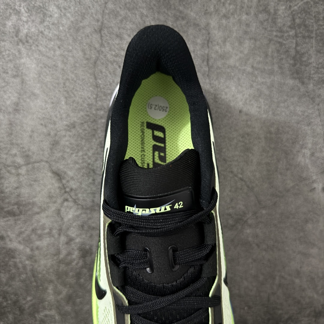 图片[8]-【RS纯原】Nike Air Zoom Pegasus 42 登月42代超级飞马系列马拉松跑步鞋 IB1873-702 平台专供 充正品质 原材料打造 中底搭载前Zoom+全掌React配置 全部原鞋开发打造 所有细节全部同步原版 全新一代拥有 Zoom Air 一如既往的稳定感和流畅感 鞋面采用工程网眼设计 为特定高热区域营造出色透气性 进一步增加鞋面的穿孔数量 让足部能够快速散热 中足搭配 Flywire 飞线 在高速运动时营造舒适稳定的贴合感 内置Zoon气垫加持 动力十足！ 尺码： 36-45-选品中心
