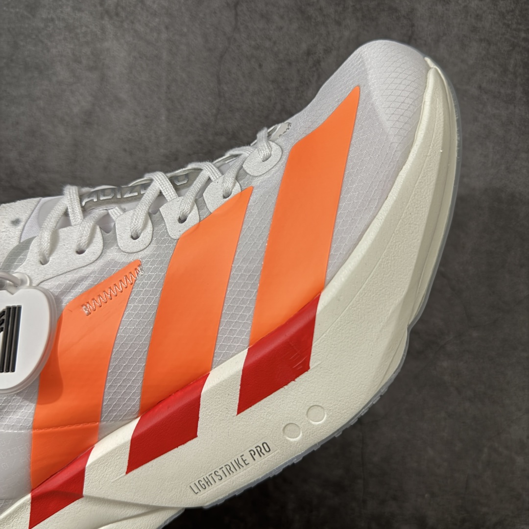 图片[6]-【NO.1纯原】Adidas Adizero Adios Pro 4 M竞训跑步鞋 JR7088 市场独一档品质 区别所有版本 原鞋购入开发数月 原材料 原档案打造 细节版型一比一 独立双层组合底私模.超软弹发泡超临界底 搭配ENERGYRODS 2.0真碳柱，每一步都动力满满 鞋面用的是Lightlock技术，轻透又贴合，就像给脚定制的一样。 中底是全掌Lightstrike Pro泡棉，软弹感超绝 真正一比一还原真实脚感💪🏻 尺码：36 36.5 37 38 38.5 39 40 40.5 41 42 42.5 43 44 44.5 45 46-选品中心