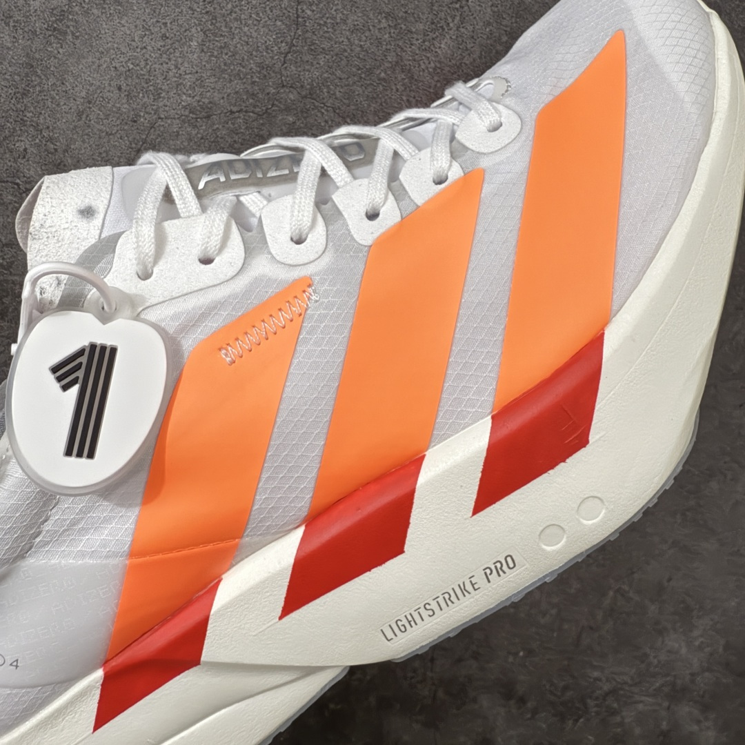 图片[4]-【NO.1纯原】Adidas Adizero Adios Pro 4 M竞训跑步鞋 JR7088 市场独一档品质 区别所有版本 原鞋购入开发数月 原材料 原档案打造 细节版型一比一 独立双层组合底私模.超软弹发泡超临界底 搭配ENERGYRODS 2.0真碳柱，每一步都动力满满 鞋面用的是Lightlock技术，轻透又贴合，就像给脚定制的一样。 中底是全掌Lightstrike Pro泡棉，软弹感超绝 真正一比一还原真实脚感💪🏻 尺码：36 36.5 37 38 38.5 39 40 40.5 41 42 42.5 43 44 44.5 45 46-选品中心