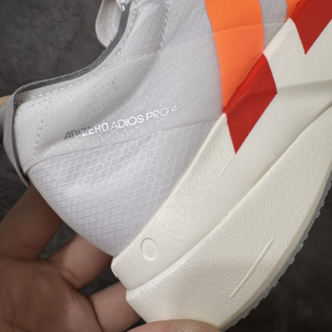 图片[3]-【NO.1纯原】Adidas Adizero Adios Pro 4 M竞训跑步鞋 JR7088 市场独一档品质 区别所有版本 原鞋购入开发数月 原材料 原档案打造 细节版型一比一 独立双层组合底私模.超软弹发泡超临界底 搭配ENERGYRODS 2.0真碳柱，每一步都动力满满 鞋面用的是Lightlock技术，轻透又贴合，就像给脚定制的一样。 中底是全掌Lightstrike Pro泡棉，软弹感超绝 真正一比一还原真实脚感💪🏻 尺码：36 36.5 37 38 38.5 39 40 40.5 41 42 42.5 43 44 44.5 45 46-选品中心