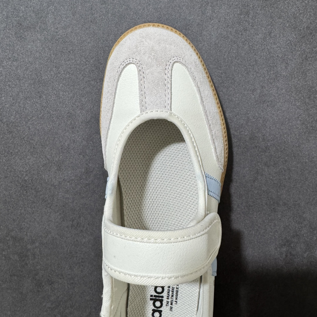图片[5]-【公司级】阿迪达斯 ADIDAS ORIGINALS SAMBA JANE 舒适百搭 玛丽珍鞋 男女款 经典复古芭蕾舞鞋 德训鞋 这个真的百搭又可爱！！很喜欢耶#Samba百搭米杏色好好看！芭蕾鞋外形+运动鞋脚感，总算买到可以出片又暴走的鞋子了 尺码： 36-42带半码 货号：JR7339-选品中心