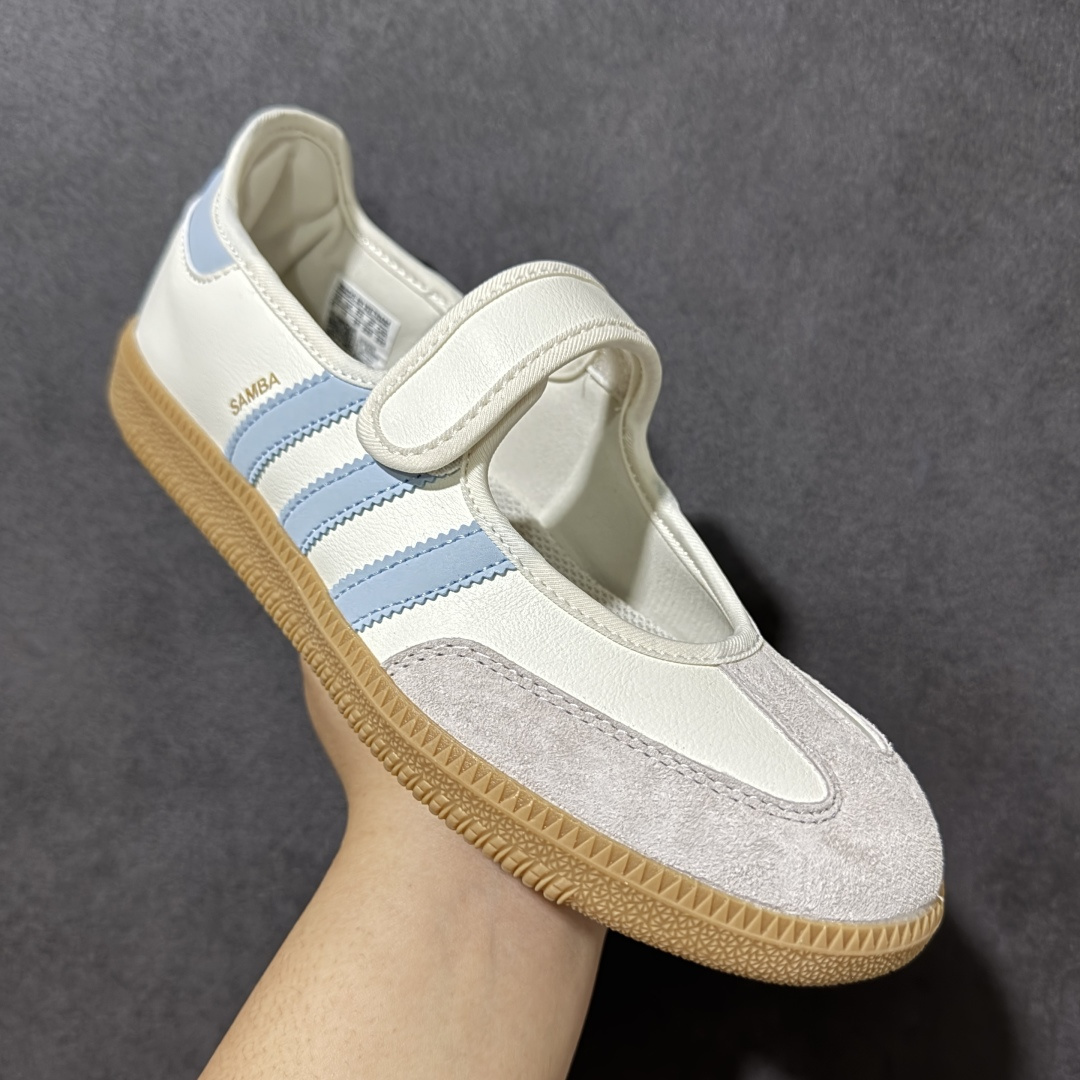 图片[3]-【公司级】阿迪达斯 ADIDAS ORIGINALS SAMBA JANE 舒适百搭 玛丽珍鞋 男女款 经典复古芭蕾舞鞋 德训鞋 这个真的百搭又可爱！！很喜欢耶#Samba百搭米杏色好好看！芭蕾鞋外形+运动鞋脚感，总算买到可以出片又暴走的鞋子了 尺码： 36-42带半码 货号：JR7339-选品中心