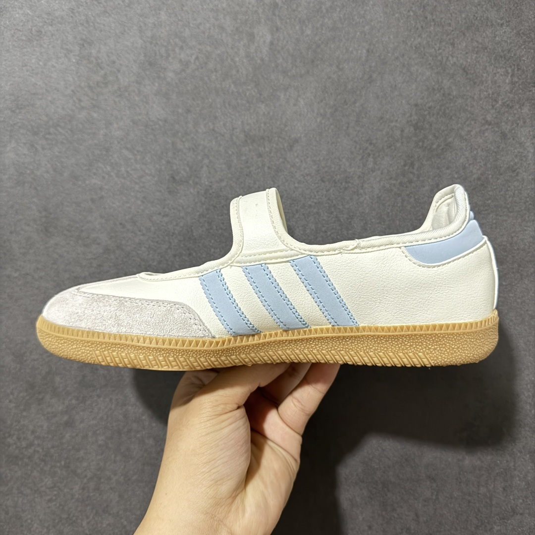 图片[2]-【公司级】阿迪达斯 ADIDAS ORIGINALS SAMBA JANE 舒适百搭 玛丽珍鞋 男女款 经典复古芭蕾舞鞋 德训鞋 这个真的百搭又可爱！！很喜欢耶#Samba百搭米杏色好好看！芭蕾鞋外形+运动鞋脚感，总算买到可以出片又暴走的鞋子了 尺码： 36-42带半码 货号：JR7339-选品中心