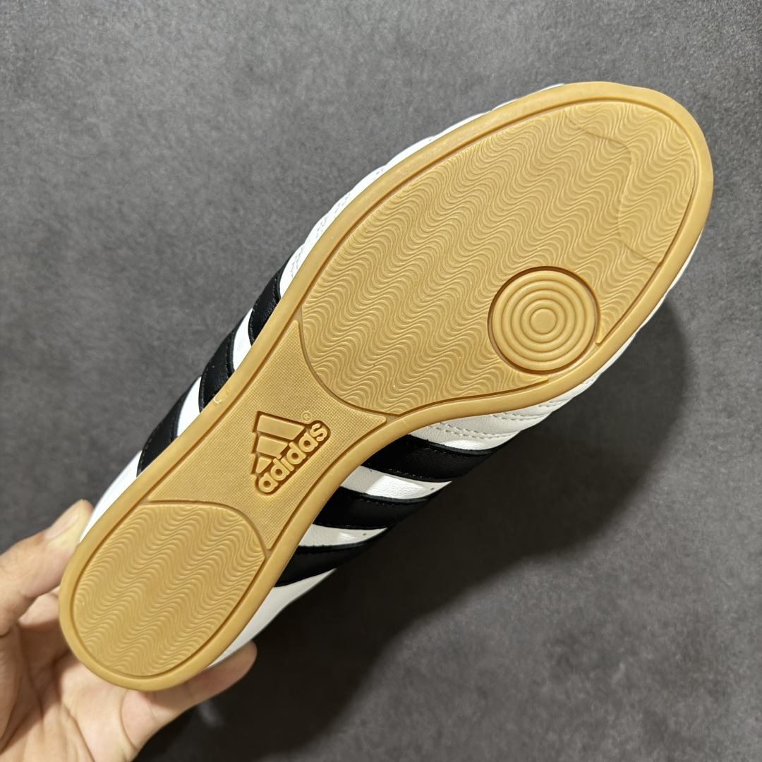 图片[9]-【公司级】Adidas originals Taekwondo Low\”White Black\”跆拳道系列低帮经典复古薄底休闲运动舒适训练慢跑鞋 升级原楦原纸版开发版型，采用软质粒面牛剖革鞋面材质，中底嵌入EVA切片缓震，外置耐磨橡胶鞋底片❗️ 底越薄，越时髦！Jennie穿搭代言款，阿迪达斯 货号：JQ4775 尺码：35.5-45带半码-选品中心