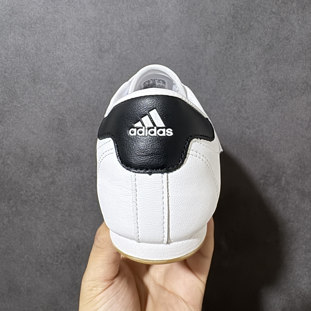 图片[4]-【公司级】Adidas originals Taekwondo Low\”White Black\”跆拳道系列低帮经典复古薄底休闲运动舒适训练慢跑鞋 升级原楦原纸版开发版型，采用软质粒面牛剖革鞋面材质，中底嵌入EVA切片缓震，外置耐磨橡胶鞋底片❗️ 底越薄，越时髦！Jennie穿搭代言款，阿迪达斯 货号：JQ4775 尺码：35.5-45带半码-选品中心